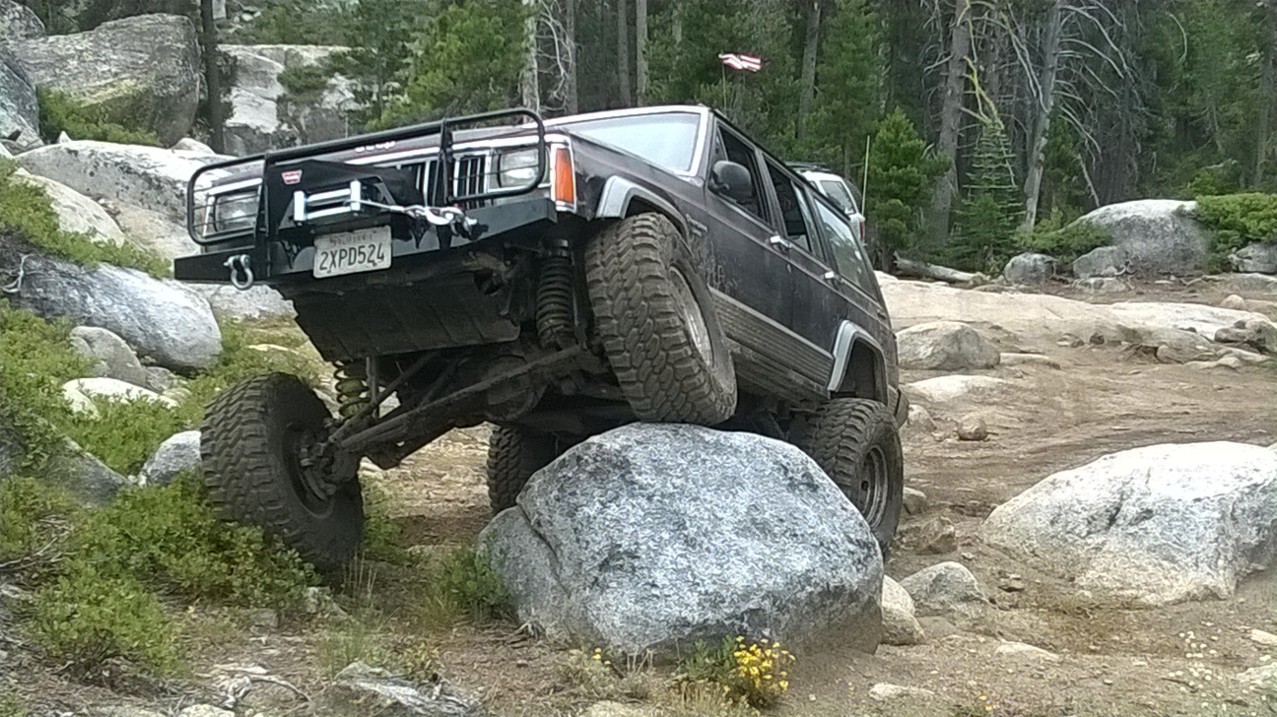 Elite Brush Guard Winch Front Bumper-Jeep Cherokee XJ ...