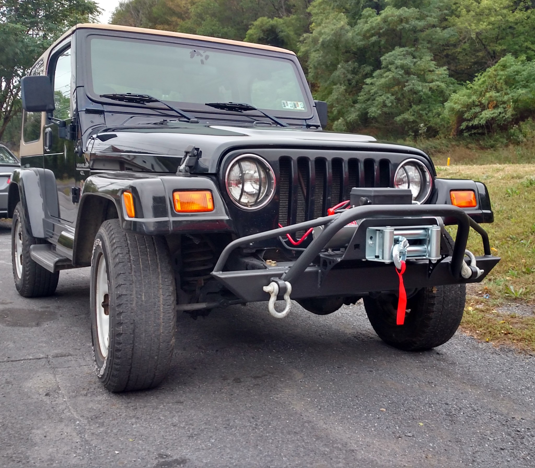 Affordable Prerunner Winch Front Bumper Jeep CJ/YJ/TJ/LJ ('54'06) Affordable Offroad